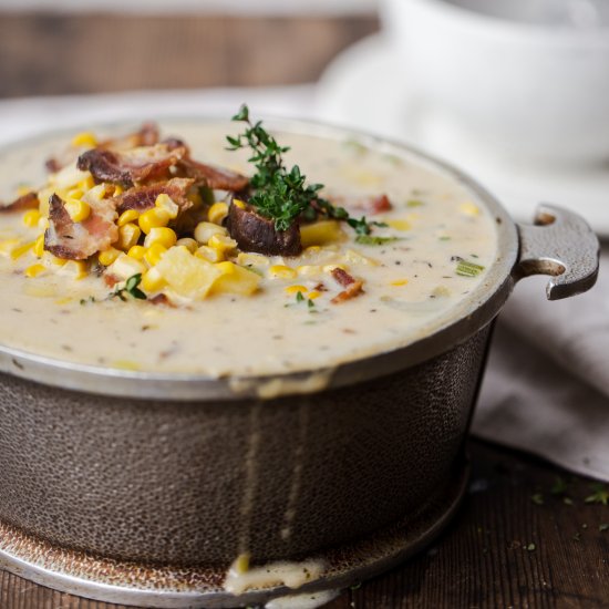 Hearty Bacon Corn Chowder