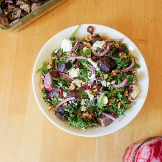 Purple Sweet Potato Salad