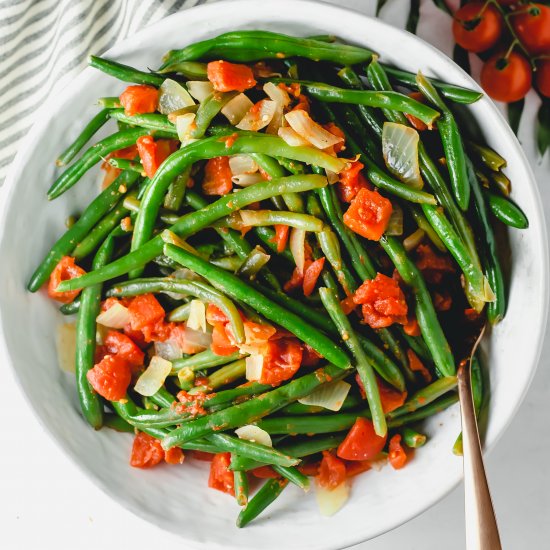 Green Beans with Tomatoes