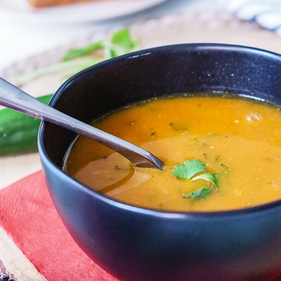 Healthy Jalapeño Pumpkin Soup