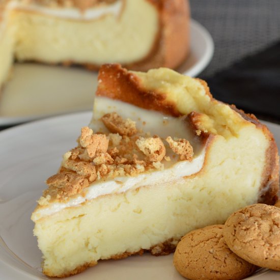 Amaretto Mascarpone Cheesecake