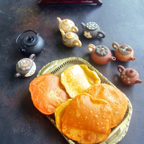 Pumpkin sweet poori