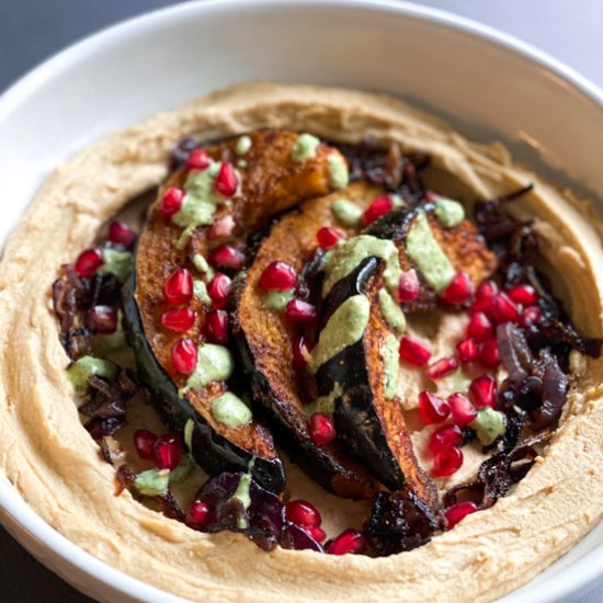 Fall Hummus Bowl