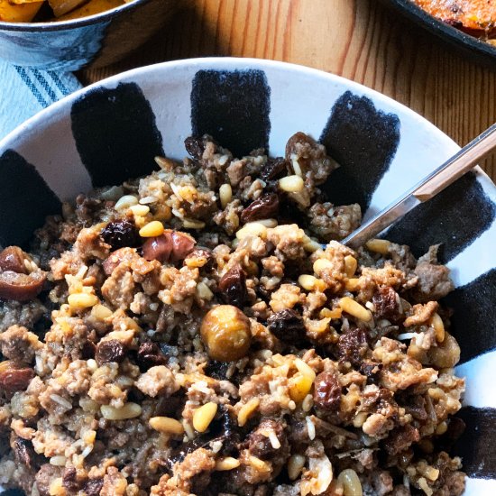 Greek Turkey Stuffing