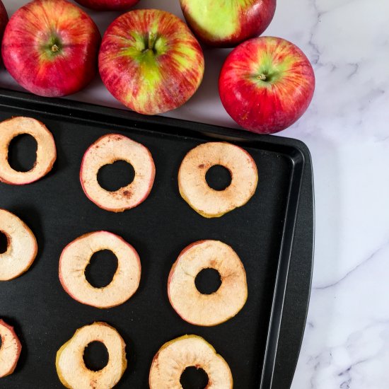 Pumpkin Spice Apple Chips