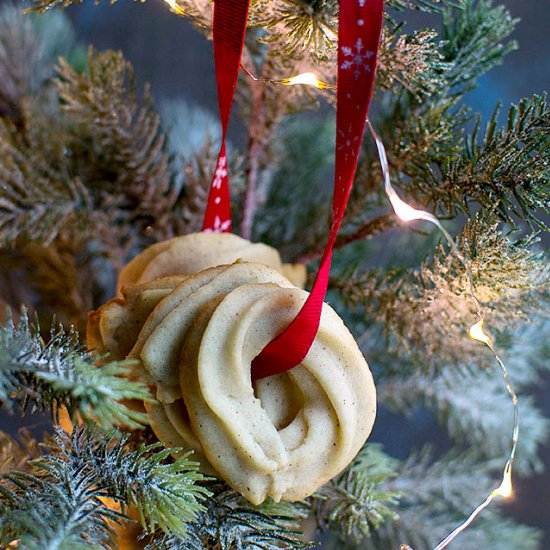 Swirl Shortbread Cookies