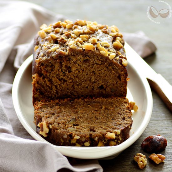 Date Cake | Dates Walnut Cake