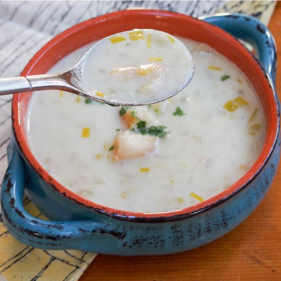 Cullen skink (smkd haddock chowder)