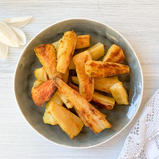 Spiced Roast Parsnips