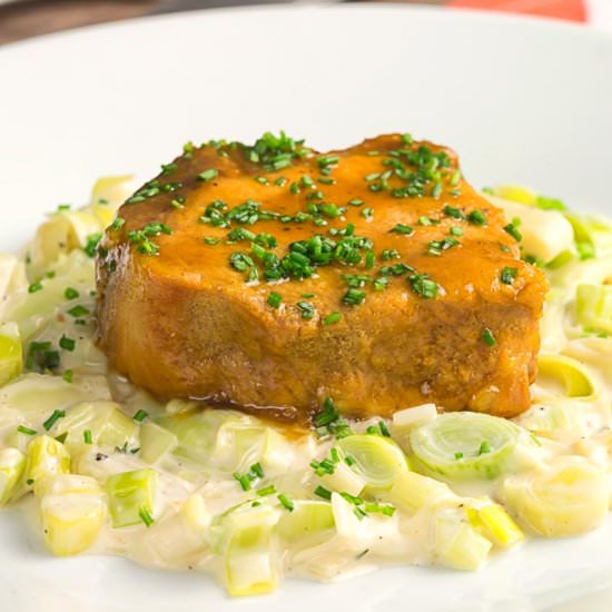 Pork Loin with a Cider Glaze