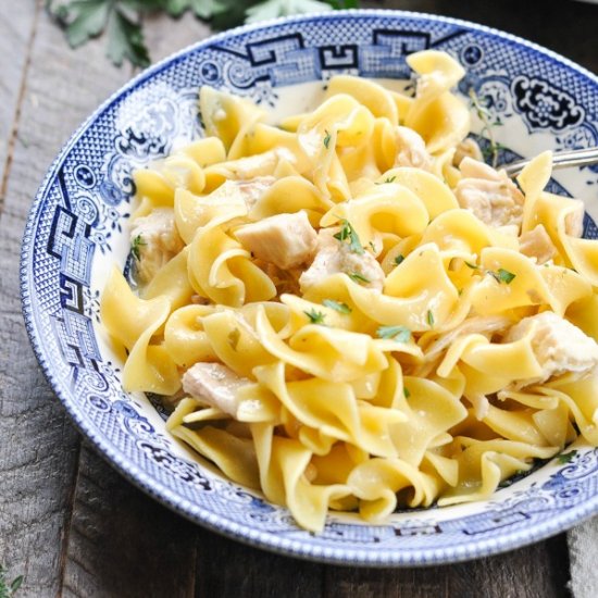 Crock Pot Chicken and Noodles