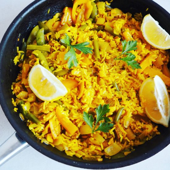 vegan paella