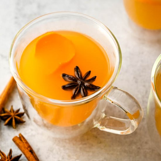 Spiked Apple Cider Wine Hot Punch