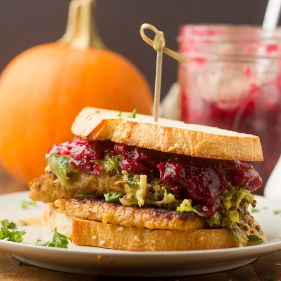 Vegan Thanksgiving Sandwich