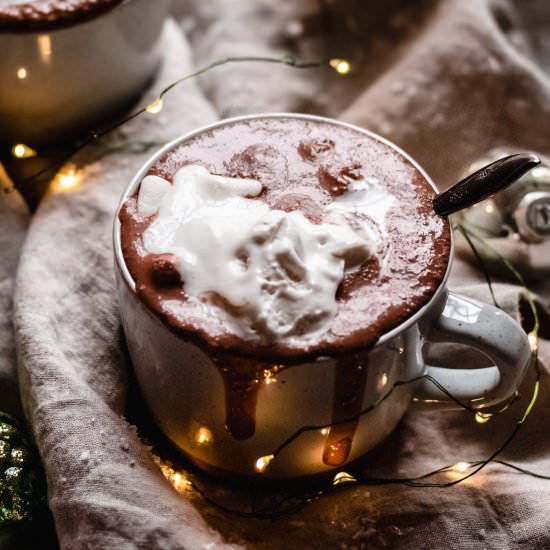 Healthier Hot Chocolate (vegan!)