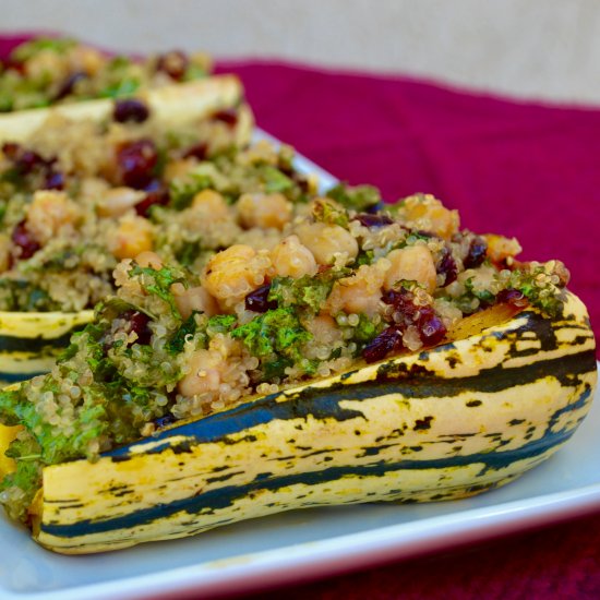 Cranberry & Chickpea Delicata