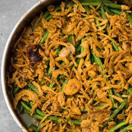 vegan green bean casserole