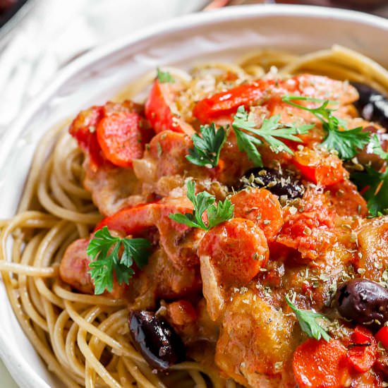 BEST Chicken Cacciatore!