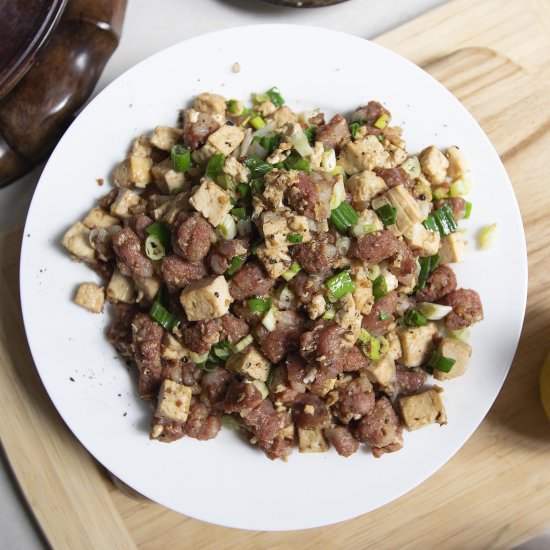 Taiwanese Sausage and Tofu Stir-Fry