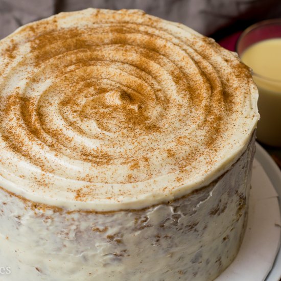 Eggnog Cake