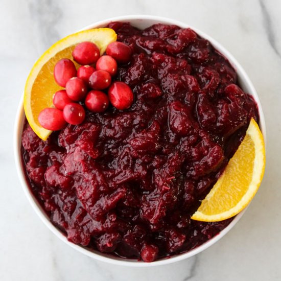 Cranberry-Pomegranate Sauce