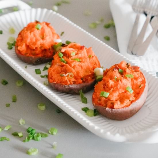 Brown Butter + Thyme Sweet Potatoes