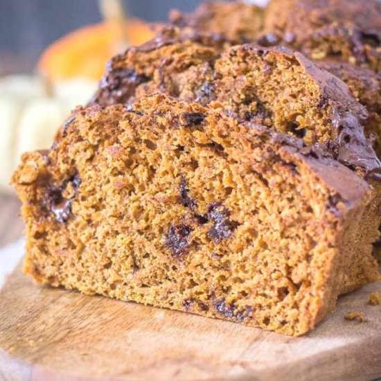 Pumpkin Chocolate Chip Bread