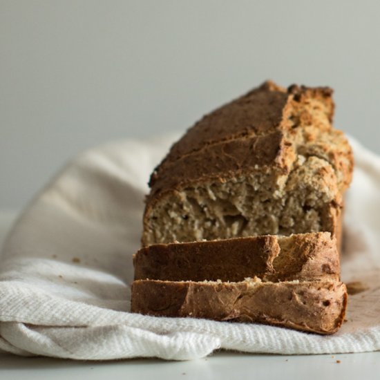 No-knead lazy bread