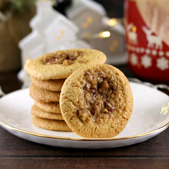 Easy Gluten Free Pecan Pie Cookies