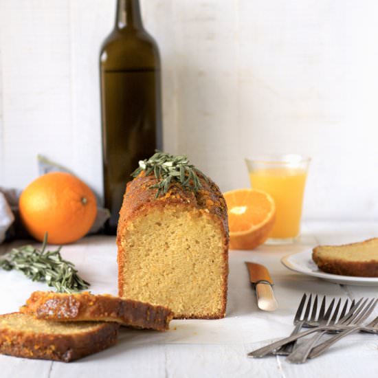 rosemary orange olive oil loaf cake