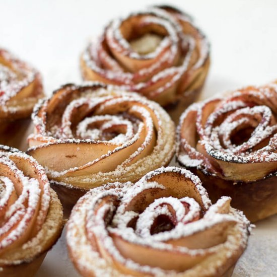 Apple Rose Puff Pastry Recipe