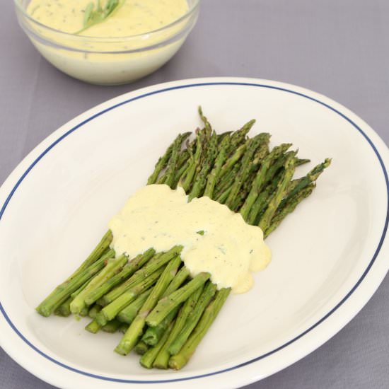 Asparagus with Bearnaise Sauce