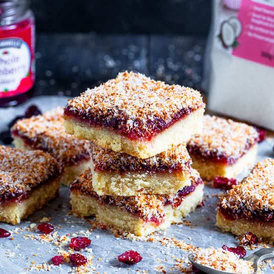 Cranberry Coconut Bars