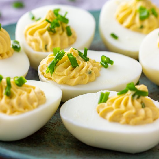 wasabi deviled eggs