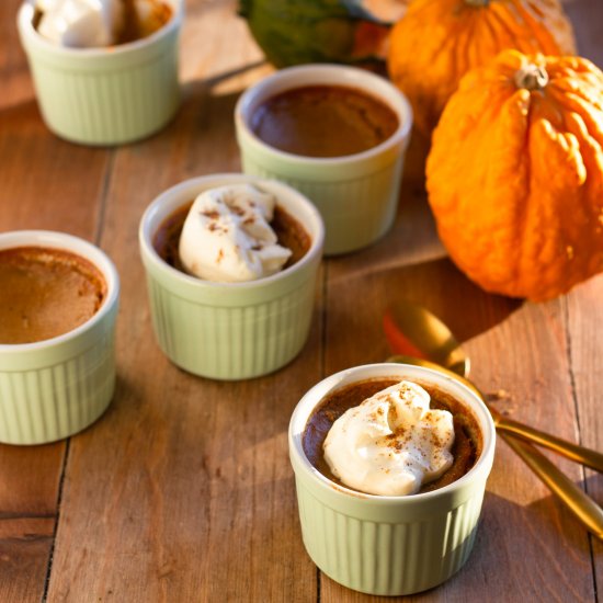 Pumpkin custards