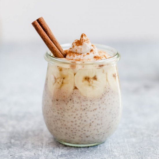 Banana Spice Chia Pudding