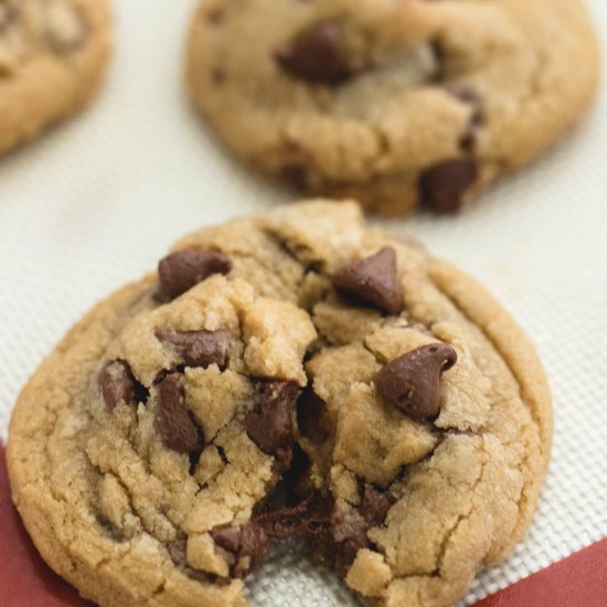 Small batch chocolate chip cookies