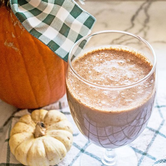 Vegan Pumpkin Spice Latte Smoothie