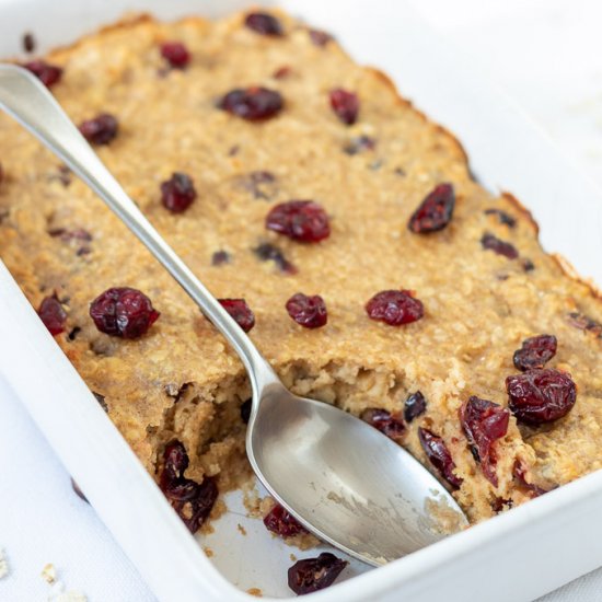 Baked Cranberry Oatmeal