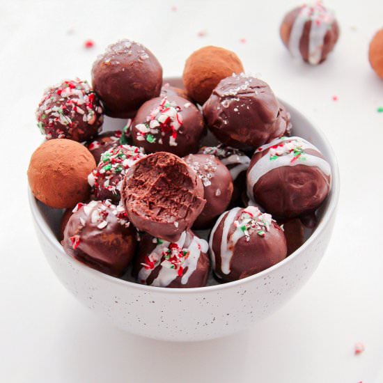 Chocolate Peppermint Truffles