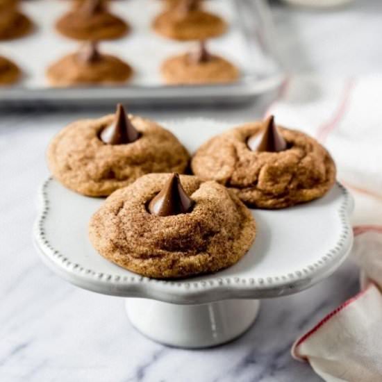 Snickerdoodle Hershey Kiss Cookies