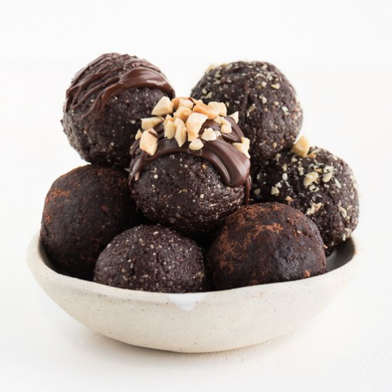 Chocolate Peanut Butter Bliss Balls