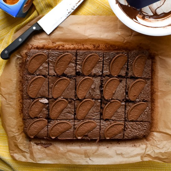 Terry’s Chocolate Orange Brownies