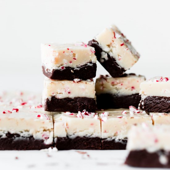 Peppermint Bark Fudge