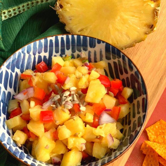 Mediterranean Fresh Pineapple Salsa