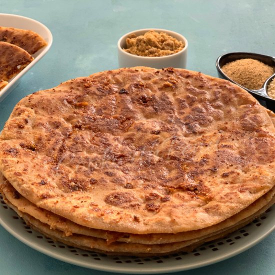 Gul Poli (Jaggery Sesame Flatbread)