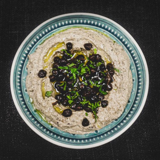 Black Chickpea Hummus