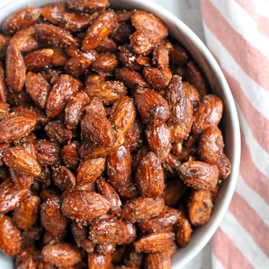 Paleo Vegan Cinnamon Candied Almond