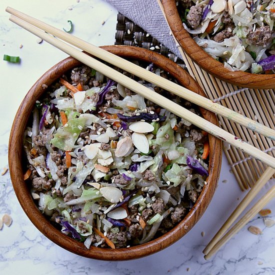 Keto Egg Roll in a Bowl