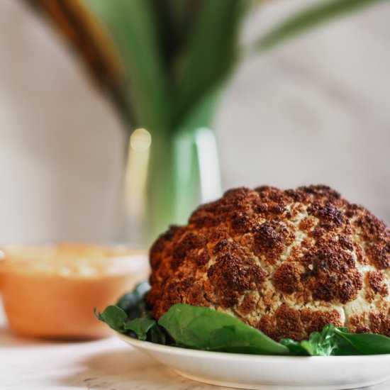 The Best Whole Roasted Cauliflower